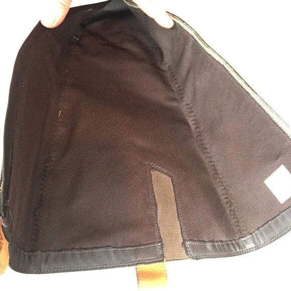 MERRELL Womens Brown Leather Knee High Riding Boots 9/40 Waterproof Side Zip - Picture 9 of 13